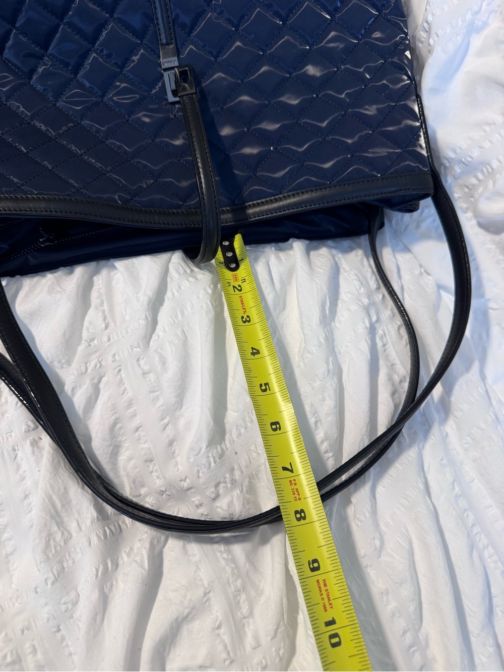 MZ Wallace Astor East West Tote in Midnight Ink - Picture 9 of 12